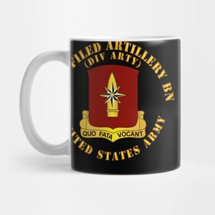 43rd Field Artillery Bn, Division Artillery - US Army w DUI Mug